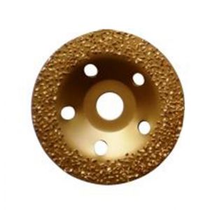 Image de Diamwood Plateau à poncer carbure de tungstène GOLD GRINDER D.125 mm x Al. 22,23 mm x Gr. 12 - Colle, vernis, PVC