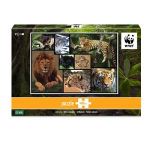 WWF Puzzle 1000 pièces : Lion, Tigres, Panthères