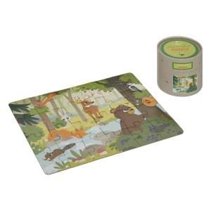 Puzzle Enfant 24 Pièces "Forêt" 30cm Vert Prix