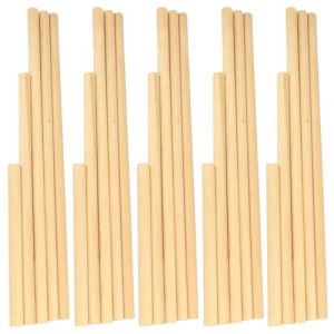 Artémio 25 bâtons en bois pour Macramé
