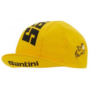 Santini Casquette Cyclisme Tour De France, jaune, Taille Unique