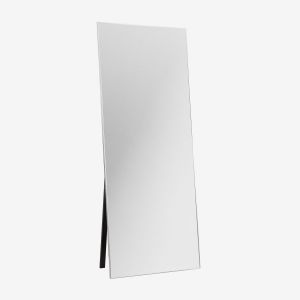 Miroir sur pied rectangulaire en aluminium (80x200 cm) Ondra SKLUM Gris Argent