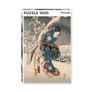 Piatnik Hiroshige-Tale of Genji-Puzzle de 1000 pièces-68 x 48 cm, 559945, Multicolore