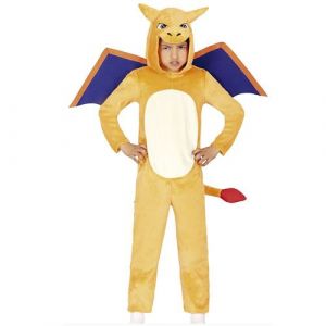 Déguisement dragon mystique orange enfant - 5/6 ans - orange - générique 78460