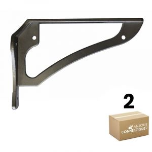 Ram Kit de consoles lavabo longueur 220 mm aluminium blanc la paire Réf. 135910