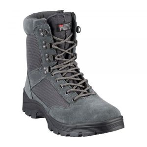 Mil-tec Tactical Bottines &agrave; fermeture &Eacute;clair YKK Kaki, Urban Gris, 46 EU
