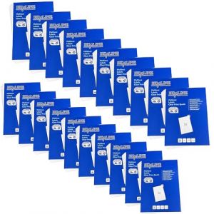 HD-Line Lot de 20 paquets de 100 feuilles d'étiquettes d'adresse, 70 x 37 mm, 48 000 pièces, autocollantes, imprimables, mates, en papier vierge, universelles, 24 par feuille A4, blanches