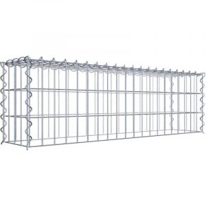 Gabion sur toile type 3 100 cm x 30 cm x 20 cm (L x H x P), maille 5 cm x 10 cm, spirale