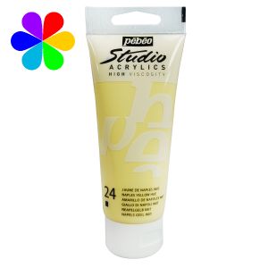 Pebeo Peinture acrylique Studio Acrylics de (étude), 250ml, Jaune Naples