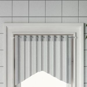 VidaXL Tringles à rideau 2 pcs blanc et argenté 40-60 cm aluminium