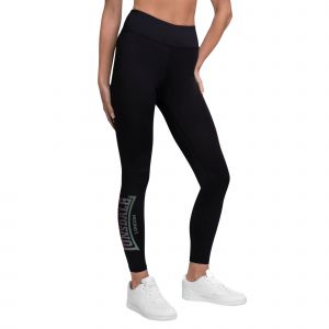 Lonsdale Coalmoor Legging de Sport, Noir/Arc-en-Ciel, XS Femme