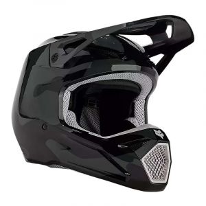 Fox V1 Bnkr Helmet Black Camo XL Casque