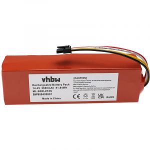 Image de Vhbw Batterie compatible avec Xiaomi Roborock Q7 Max Q7M52-00 Q380RR, Q7 Q702-00 Q400RR robot &eacute;lectrom&eacute;nager (3600mAh, 14,4V, Li-ion)