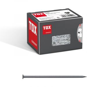 Tox Tiges métalliques Nails 1,8x35 mm à tête fraisée pour des assemblages simples de bois et des surfaces planes, utilisation universelle à l'intérieur et à l'extérieur, 400 g, 063100103