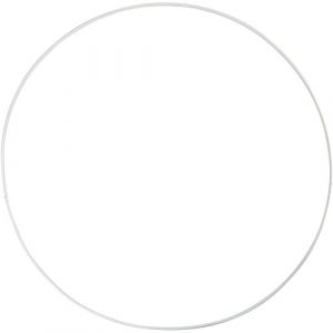 Anneau métallique, d: 30 cm, Cercle, 5 pièces