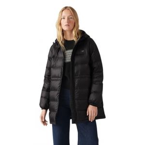 Levi's Polly Midi Puffer Jacket, Caviar, L Femme