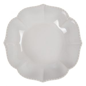 Assiette creuse Romy 19 cm (lot de 6) - Amadeus - Blanc - Gr&egrave;s