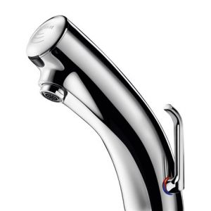 Delabie Mitigeur électronique 492106LH Tempomatic 3 sans robinet d'arrêt, manette longue