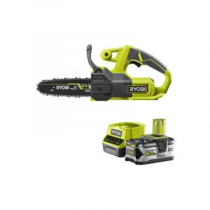 Image de Ryobi Pack Tronçonneuse 18V OnePlus RY18CS20A-0 - 1 Batterie 5.0Ah - 1 Chargeur rapide RC18120-150