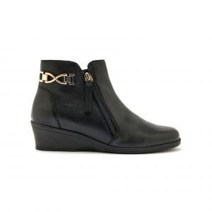 Bottines double zip aérosemelle femme Pédiconfort