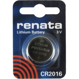 Renata CR2016 Lot de 2 piles au lithium 3V