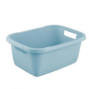 Keeeper Bac à Linge, Plastique Résistant, 32 L, Aenna, Nordic Blue