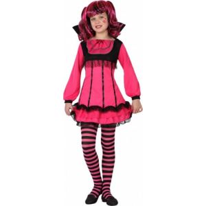 Atosa Déguisement vampire rose fille Halloween