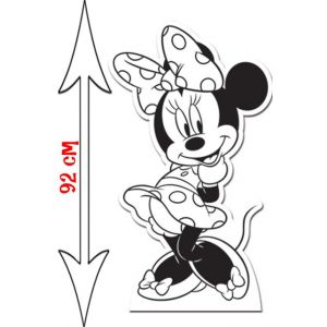 Image de Figurine géante en carton à colorier Minnie Disney