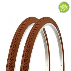 Cyclingcolors Pneu Vélo Électrique Anti-Crevaison Marron 700x45c 28" Et 29" Vtt