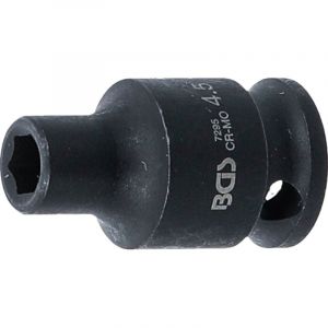 BGS 7295 | Douille &agrave; choc, six pans | 6,3 mm (1/4") | 4,5 mm