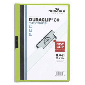 Durable 25 chemises Duraclip Original 30 &agrave; clip (A4)