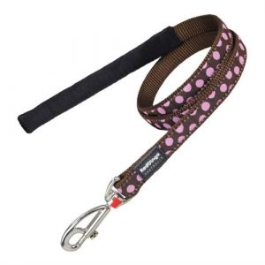 RedDingo Laisse pour Chien Points 2 120 cm Marron
