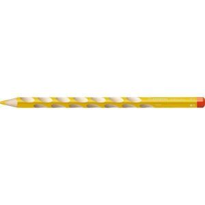 Stabilo EASYcolors - Crayon de couleur ergonomique - Lot x 12 crayons de coloriage triangulaires - droitier - Jaune