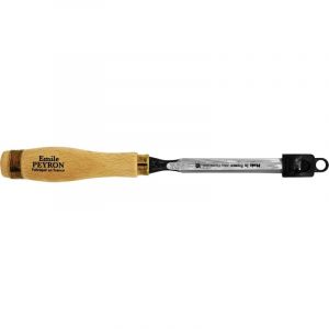 Ciseau de sculpteur - 14 mm - Manche bois - Emile Peyron - 111T14