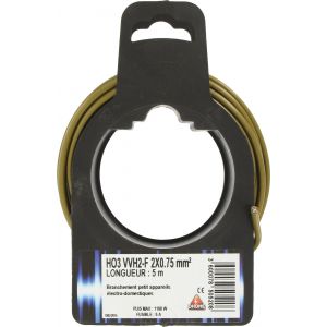 Dhome H03 vvh 2-f ovoide 2 x 0,75 mm&sup2; ls 5 or -