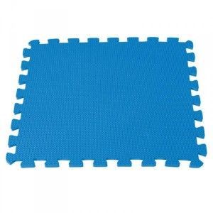 Image de AC-Déco Tapis de sol modulable pour piscine type puzzle 8 pièces - 50 x 50 cm - Mousse - Bleu