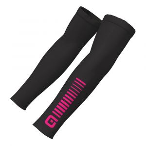 Ale Cycling Sunselect Arm Warmers, black/fluo pink L Manchettes