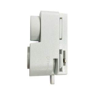 Barcelona led Connecteur/adaptateur de luminaire pour rail monophasé | Blanc - Blanc