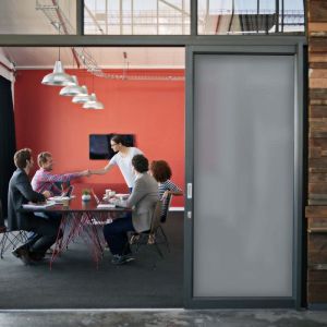 Film d&eacute;poli gris adh&eacute;sif