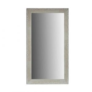 Gift Decor Lot de 2 miroirs muraux en Bois Blanc Verre (75 x 136 x 1,5 cm)