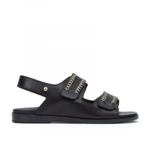 Pikolinos Sandales plates en cuir FORMENTERA W8Q - Couleur NEGRO - Taille 36