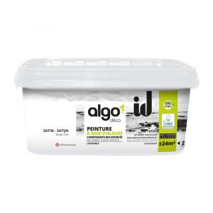 ID Paris Peinture ID Algo &Agrave; Base D'Algues Blanc Pur Satin 2L