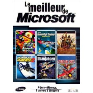 Image de Compilation Microsoft : Pinball Arcade + Combat Flight Simulator + Age of Empires + Motocross Madness 2 + StarLancer + Crimson Skies [PC]