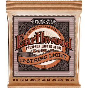 Image de Ernie Ball 12-string Slinky Acoustic Phosphor Bronze .009 - .046