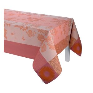 Le Jacquard Français Nappe Asia Mood Rose Thé - Taille - 220 x 220 cm