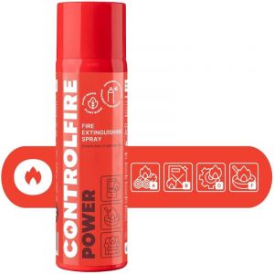 Control Fire Extincteur 500 ml, extincteur maison tous feux, extincteur incendie, mini extincteur voiture, cuisine, batterie lithium, bureau,