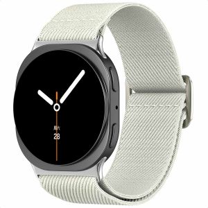 Imoshion Bracelet en nylon &eacute;lastique Samsung Galaxy Watch 8 (Classic) - 40 / 44 / 46mm - Beige