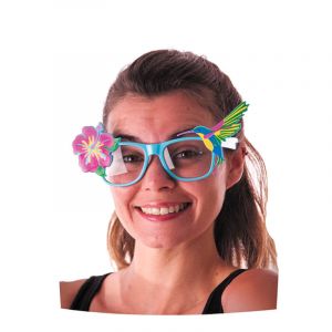 Party Pro Lunettes hibiscus 87116 Mulit Colour, Taille Unique
