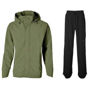 Basil Hoga Rain Suit, olive green 3XL Sets maillot & cuissard