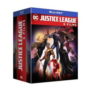 Coffret Justice League 6 Films Animés Blu-Ray